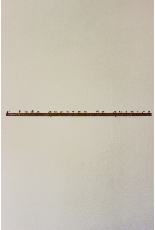 Frase de Ferro E Tudo Questao De Quimica Mercatto -1-